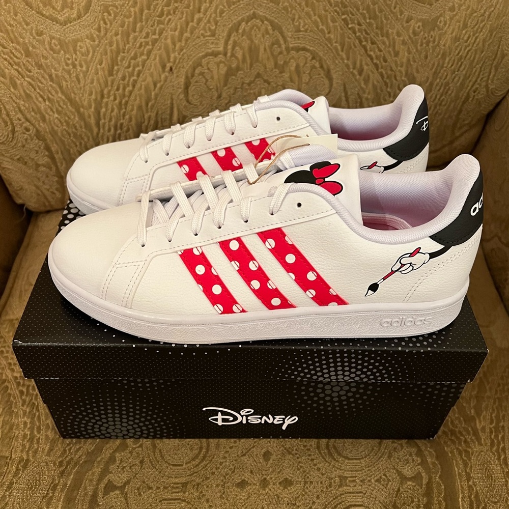 Adidas Grand Court Minnie Mouse Disney Sneakers